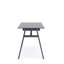 Birl Glass Top Metal Base Writing Desk-1554460409