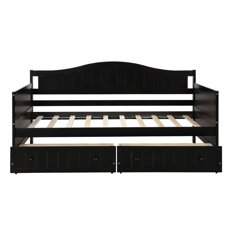 Aprilia Twin Daybed, Espresso, Drawer Included