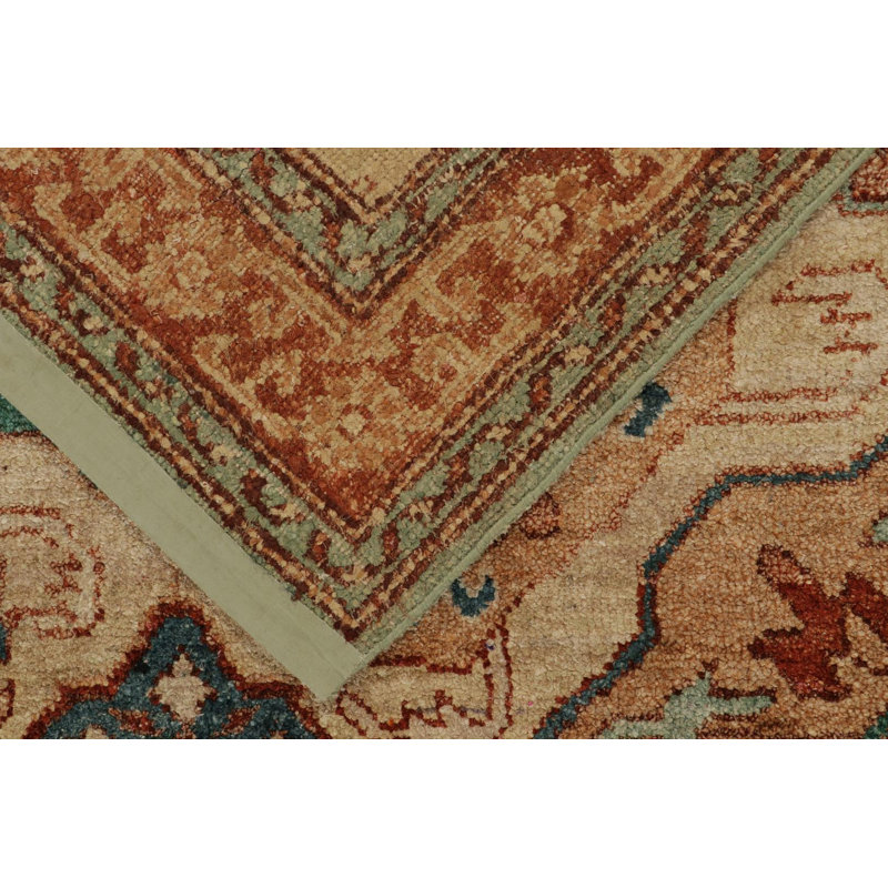 Distressed Homage Handmade Kilim Silk Geometric Area Rug, Rectangle 15' x 24'