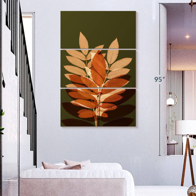 Harnek Fall Leaves II, H 32 po x l 20 po