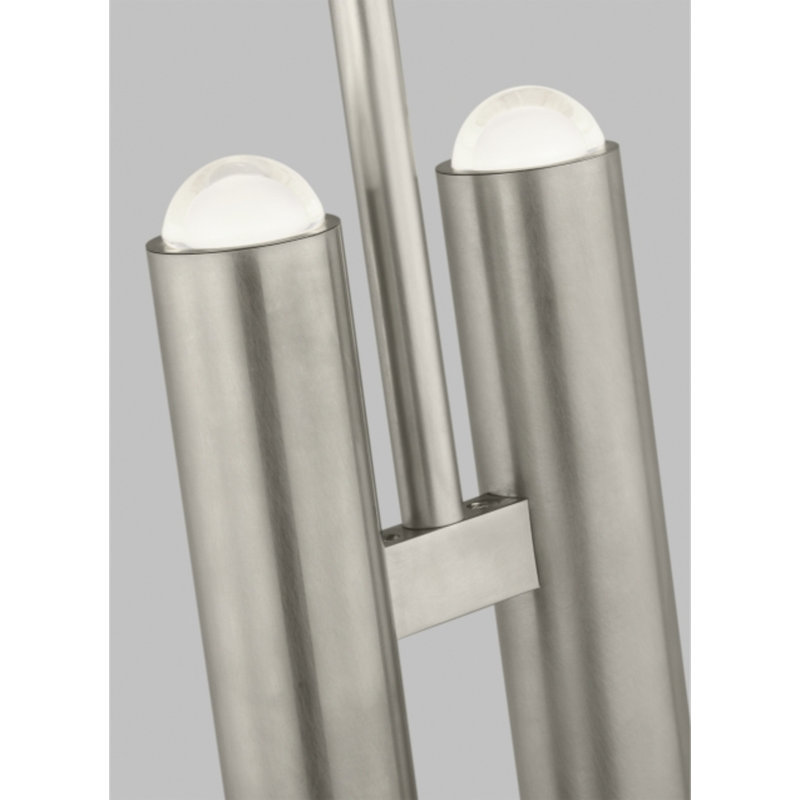 Ebell 2 - Light LED Pendant, Antique Nickel