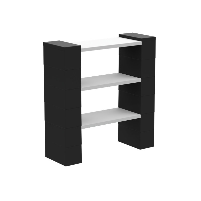 EverBlock 3 Level Shelving Kit, Black