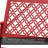 Eveliina Steel Carved-back Floral Bench-1318159062
