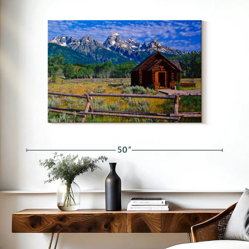 Chapelle en bois Adella Grand Teton, H 26 po x l 39 po