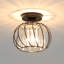 Crystal Chandelier Ceiling Light,Modern 18CM Small Flush Mount Ceiling Light,E27 Metal Ceiling Lamp-1864583481