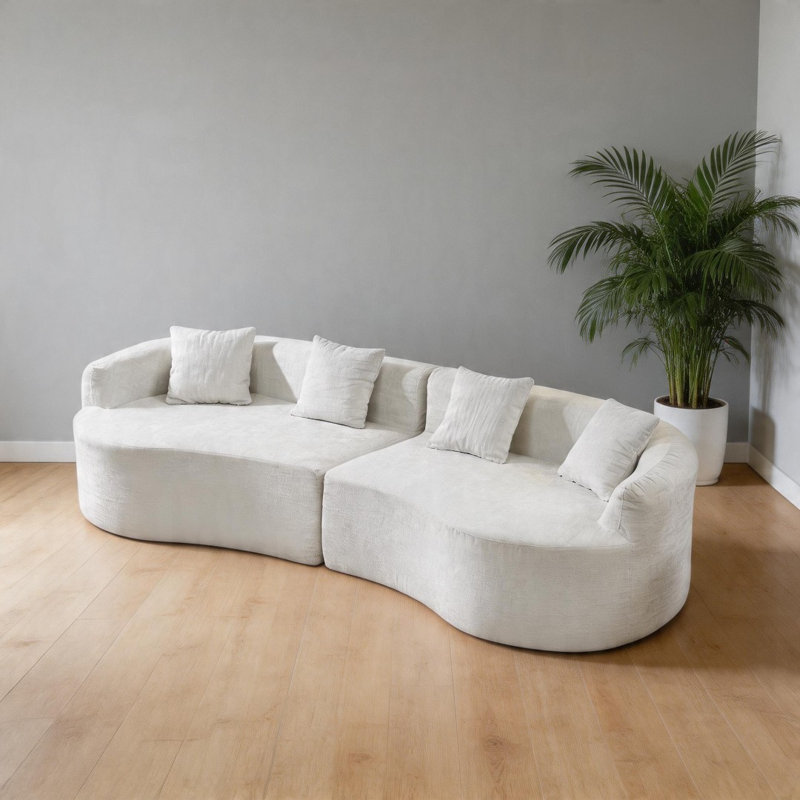 Sectionals, Chenille - Beige