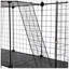 3-Tier Wire Cat Cage With Platforms, Ramp Ladders, And Doors For Indoor And Outdoor Use