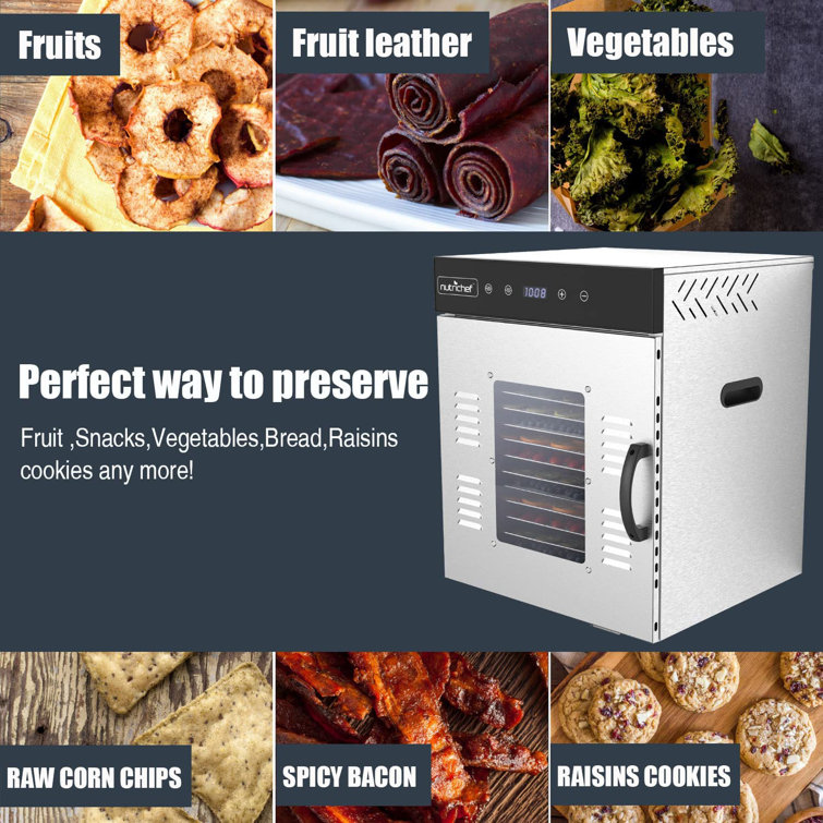 Premium Food Dehydrator Machine — NutriChef Kitchen