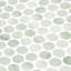 Carreau de mosaïque en verre 1 po x 1 po Eterna Penny-131483562