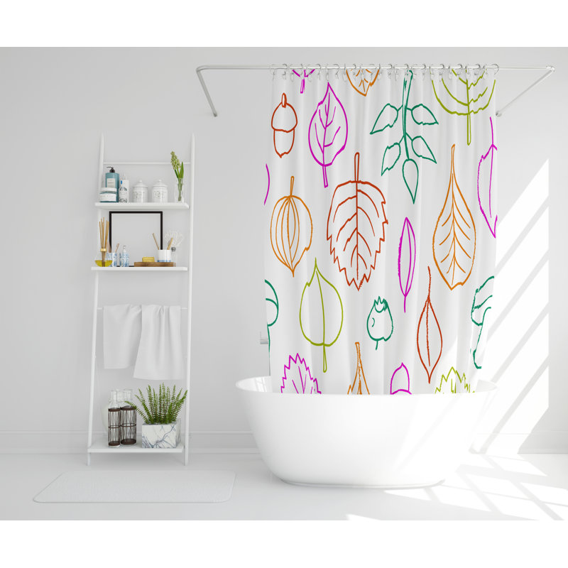 Willian Polyester Shower Curtain, 168cm H x 168cm W