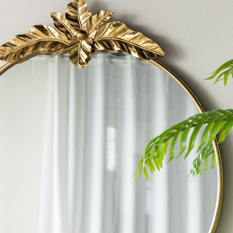 Miroir rond en fer