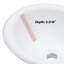 Lavabo de salle de bain encastré ovale en céramique blanche 17 po L x 15,5 po