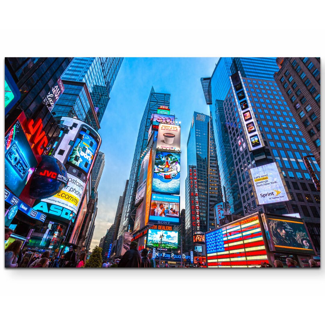 Leinwandbild New Yorker Broadway am Tag