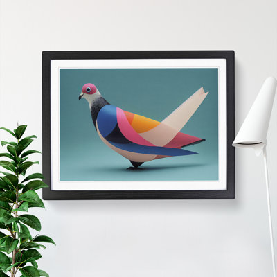Abstract Pigeon Bird Vol.3 - Framed Print