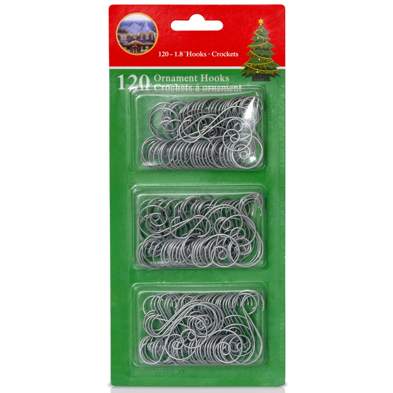 Crochets décoratifs pour jouets, Argent
