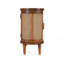 Solid Mango Wood Sideboard Buffet Cabinet With Cane Doors – Light Oak Finish Storage Cabinet, No Veneer Wooden Credenza Console Table, Fully Assembled With Legs To Attach, Mid Century Modern Furniture-725269194