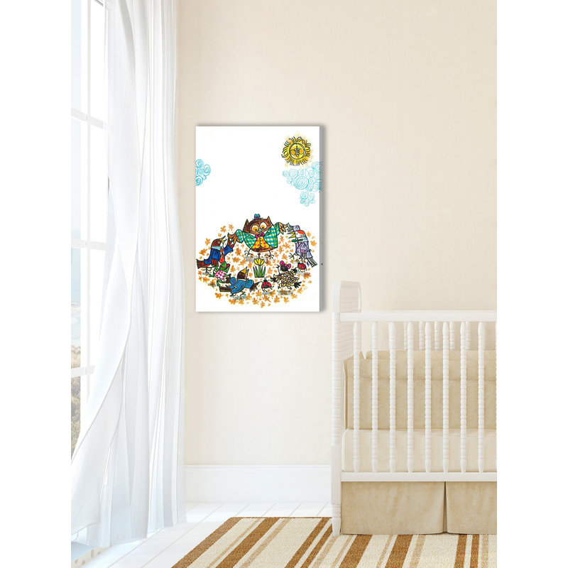 « forest friends », reproduction d’art sur toile tendue