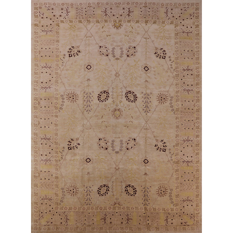 Tapis oriental beige Hutridge, Rectangle 8 pi x 10 pi