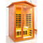 Sauna extérieur pour deux personnes en bois de khaya à infrarouge lointain (gauche et droite)-121702092