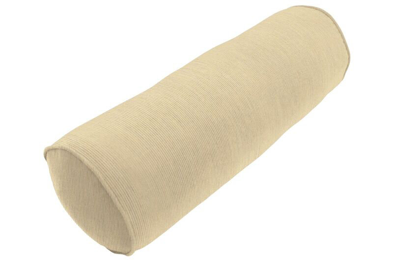 Sunbrella Single Piped Bolster Pillow, Spectrum Sand Sunbrella® Plainweave