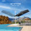 Parasol carré en porte-à-faux décalé gris et extérieur 108 po Robinetta-1720952814