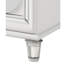 Commode 5 tiroirs Mistey en blanc perle