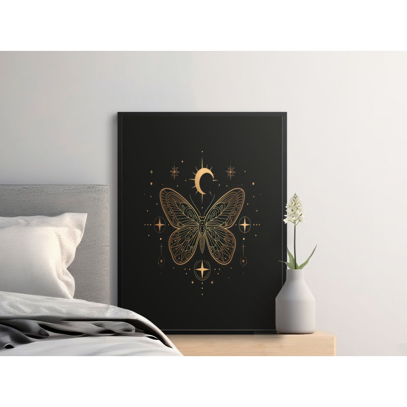 Mehar 1 Piece Floater Frame Wall Art, 24x32