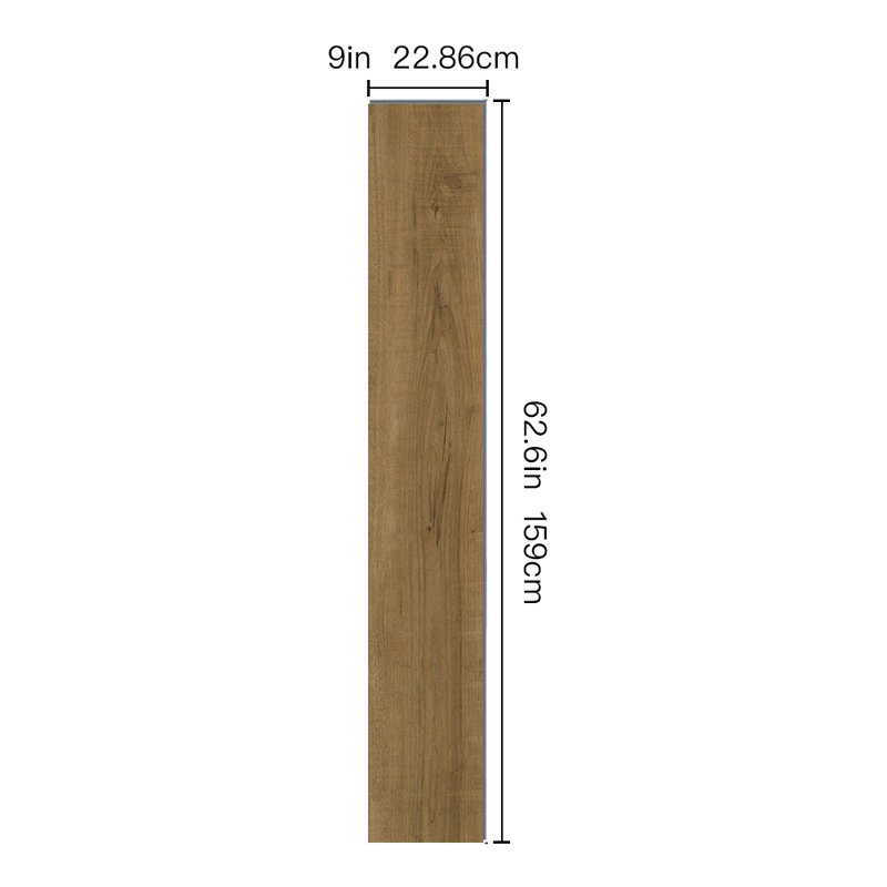 62.6"X9"*8Mm Waterproof Rigid Core Luxury Vinyl Plank Flooring, Golden Valley