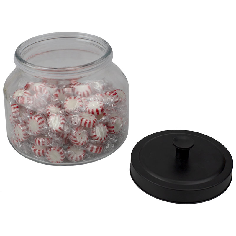 Pot de cuisine en verre 1,6 qt, H 5,82 po x l 6,3 po x P 6,3 po