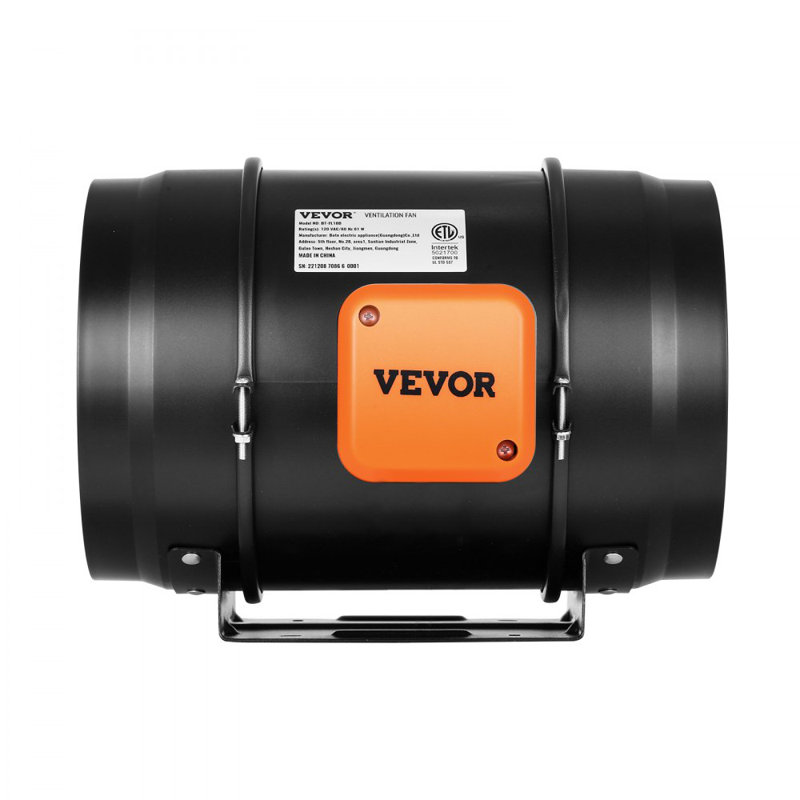Ventilateur de conduit en ligne 8 pouces