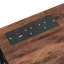 Multi-Function Steel-Wood 5-Drawer Storage Cabinet with Fabric Drawers, and Power Outlets-618085807