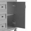 Meuble-lavabo simple 35,9 po avec plateau en bois massif Rahees-552810456