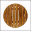 Table d'appoint d'extérieur durable en bois d'acacia, pour le patio et la cour-270910363