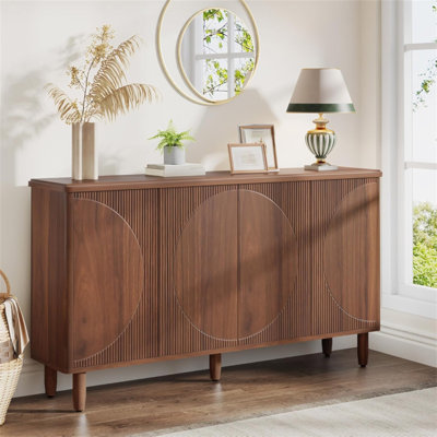 Buffet 59,74 "moderne rustique brun avec rangement