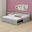 Lit de jour rembourré en L avec couchette escamotable et ports USB-1692210960