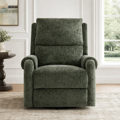 Fauteuil de chambre de bébé inclinable avec massage - Fauteuil inclinable pivotant avec poche latérale et dossier réglable