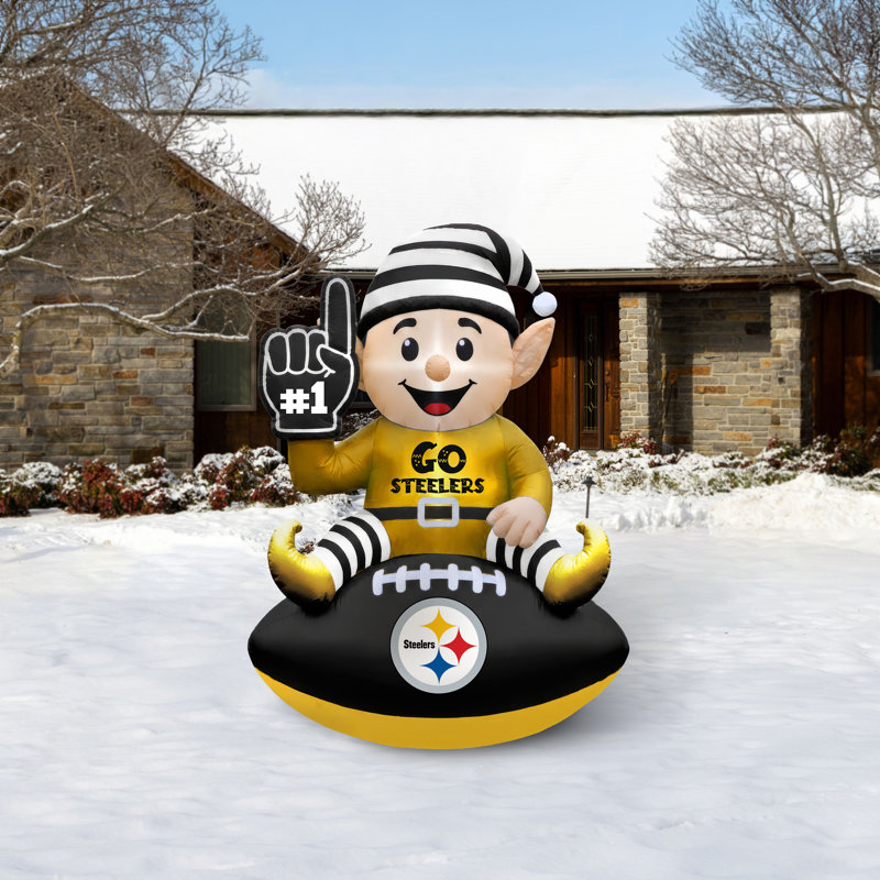 Elfe de football gonflable NFL Pittsburgh Steelers | 4 pi, Pittsburgh Steelers