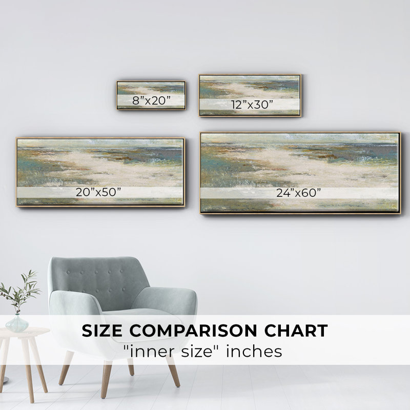 Misty Coast- Framed Canvas