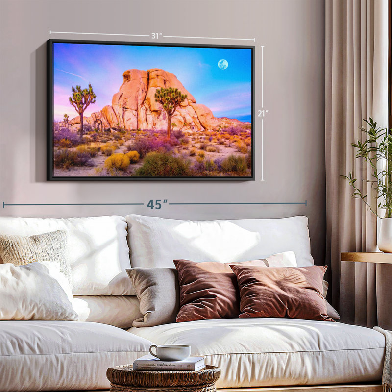 Places "Joshua Tree National Park, art mural", H 21 po x l 31 po