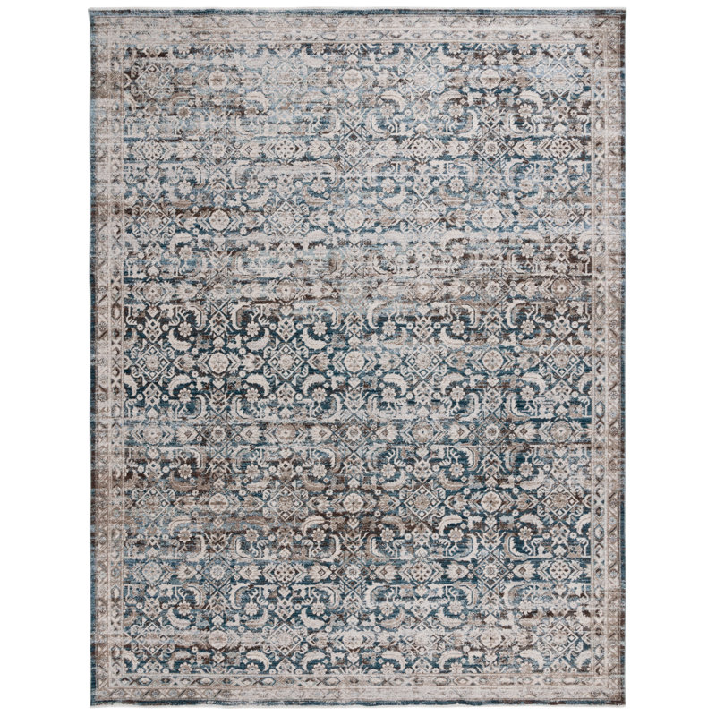 Mchellen Antique Patina Performance Oriental Rug, Rectangle 4' x 10'