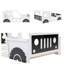 Lit plateforme classique en forme de voiture avec personnalisation immersive et sommeil sécuritaire pour les enfants-1344776536-1344776539