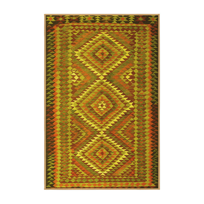 Tapis traditionnels jaunes Traditional 1350, Rectangle 4 pi x 6 pi