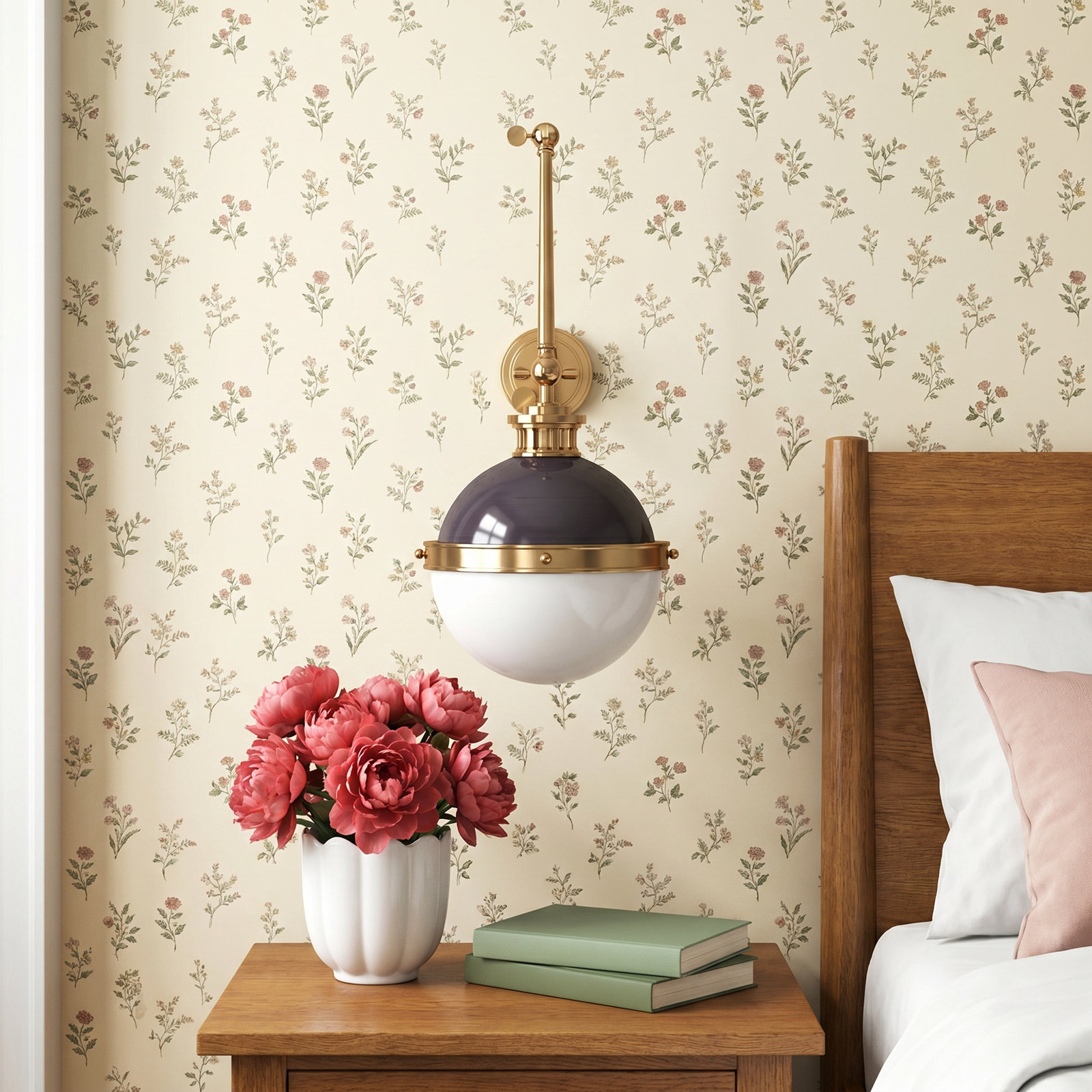 Manila Single Light Swing Arm Sconce