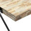 Table basse en bois de manguier gris industriel