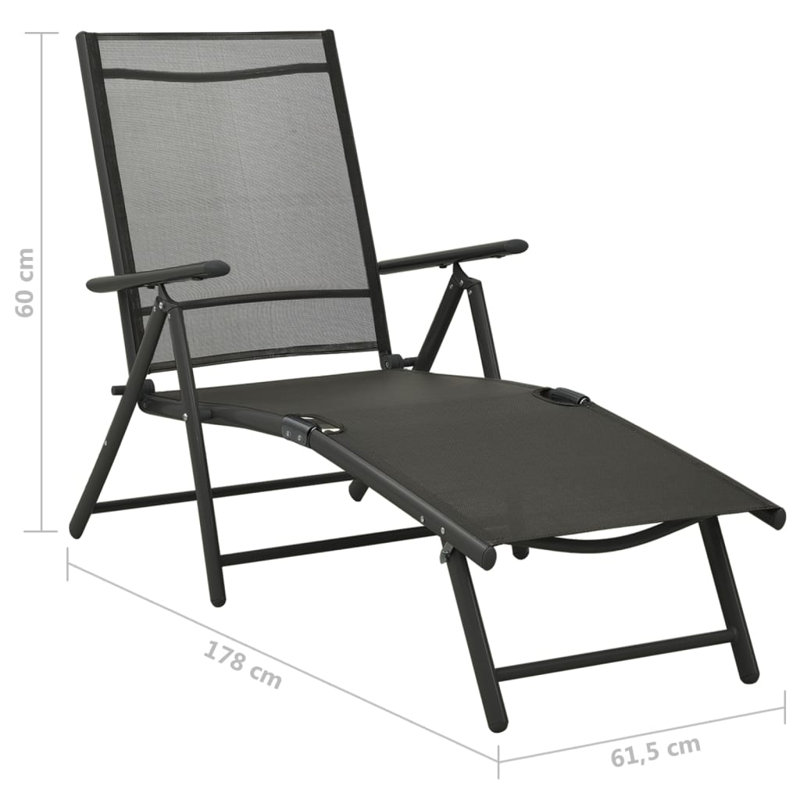 3 Piece Garden Lounge Set PVC-coated polyester And Aluminium