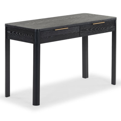Bureau en bois 2 tiroirs Tahani