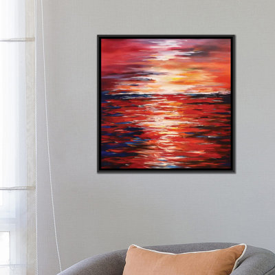 «Abstract Landscape in Red», reproduction sur toile