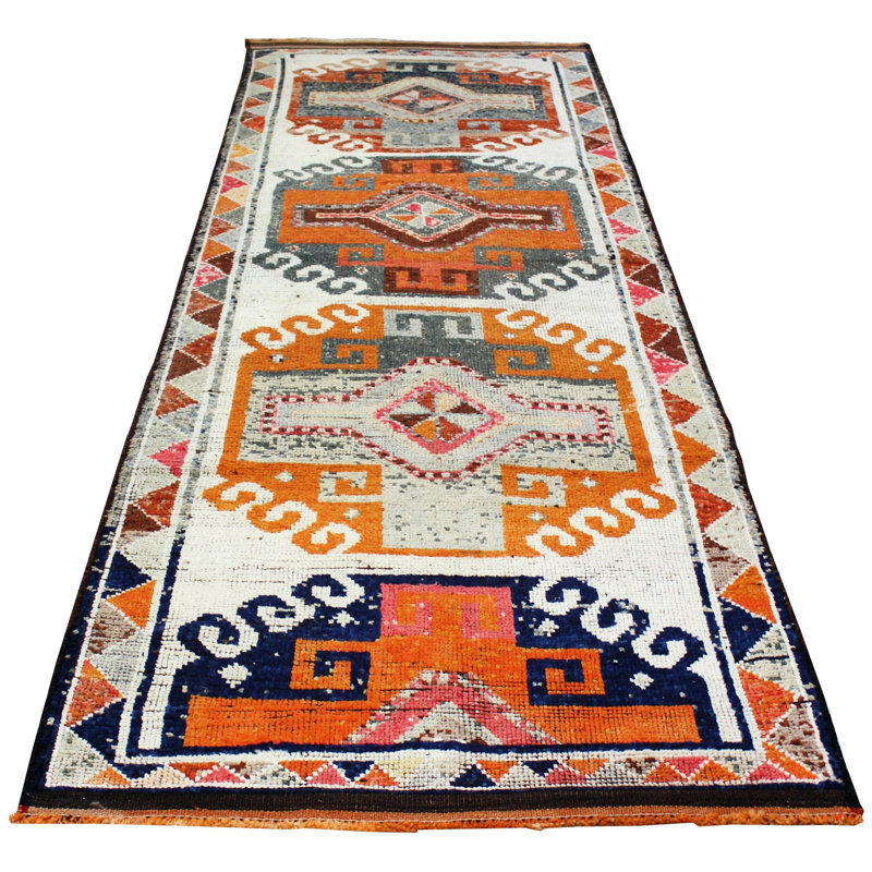 Herki One-of-a-Kind 3'9" X 11'4" Area Rug