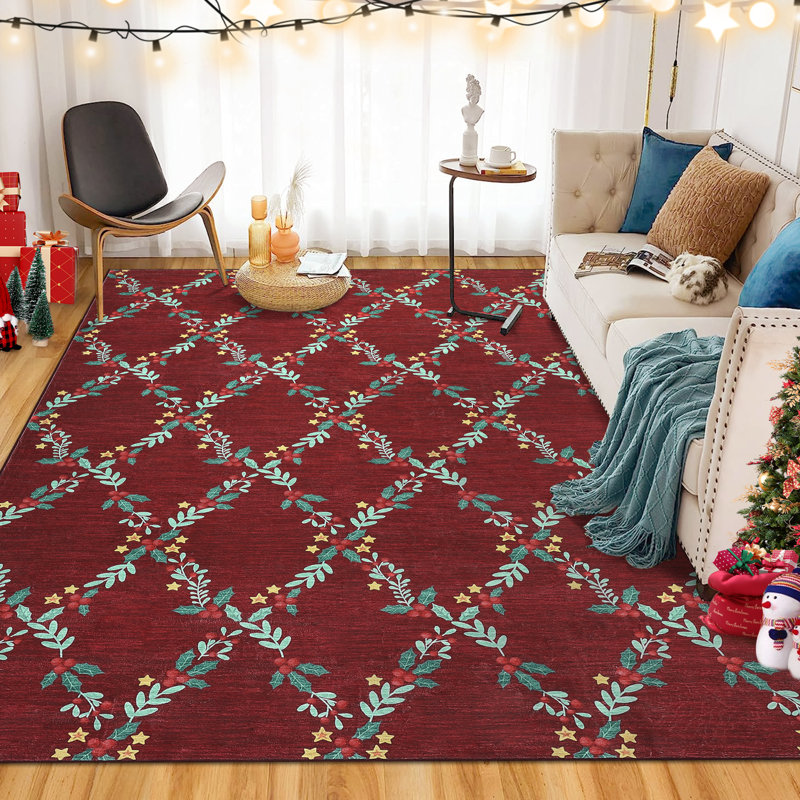 Tapis Christmas, Rectangulaire 8 pi x 10 pi