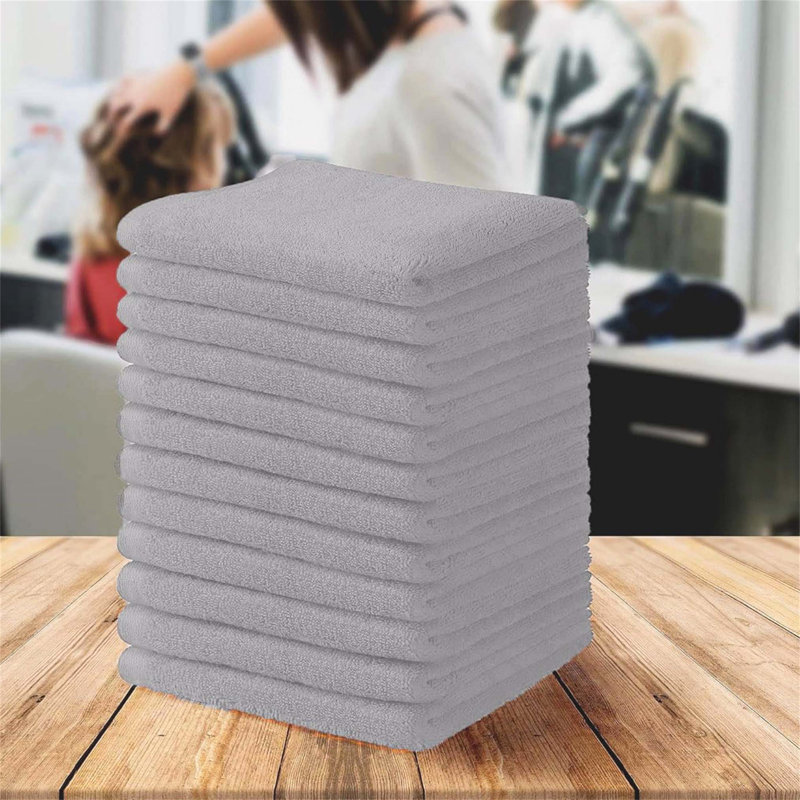 100% Cotton Fingertip Towel, Grey